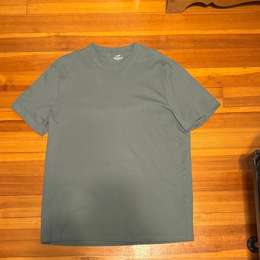 J. Crew Heritage Tee Relaxed Fit Men's Dark Green / Grey T-Shirt
